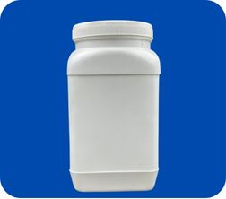 2kg, square jar