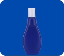 100ml liquid blue bottle