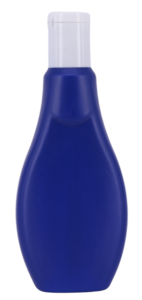 100ml liquid blue bottle